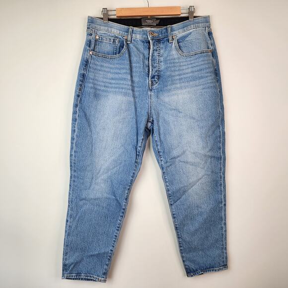torrid Denim - Torrid Skinny Stretch Jeans High Rise Button Fly Denim Pants Plus Size 14R